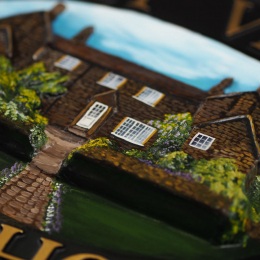 Farmhouse Close Up house sign