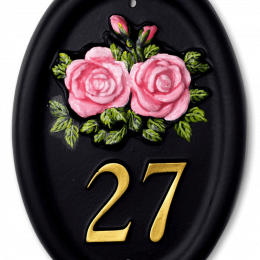 Roses house sign