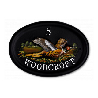 Pheasant Bird House Sign house sign