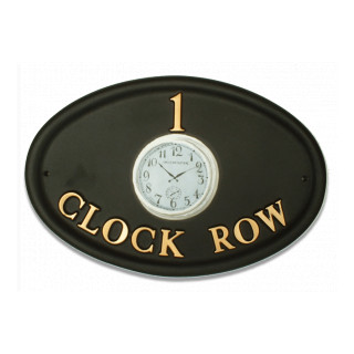 Clock Miscellaneous House Sign house sign