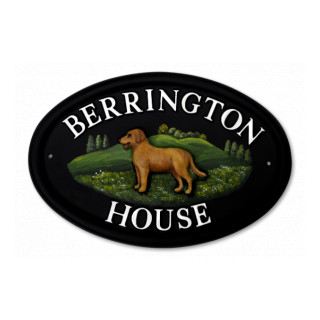 Labrador Full Dog House Sign house sign