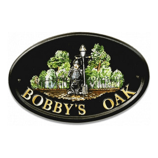 Policeman & Lampost Miscellaneous House Sign house sign