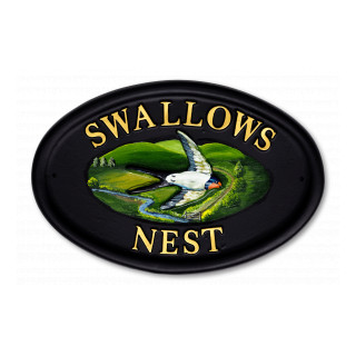 Swallows Bird House Sign house sign